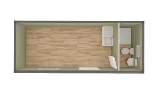 Baugrup kontajner K04 top view